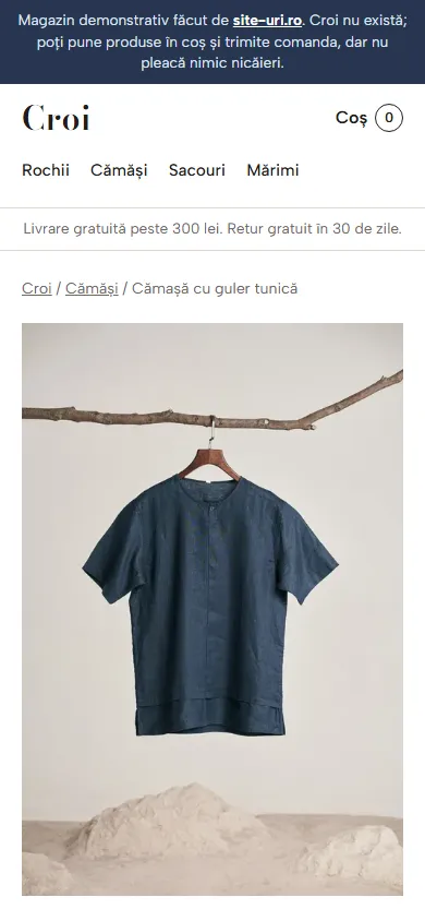 Prima pagină Croi pe telefon
